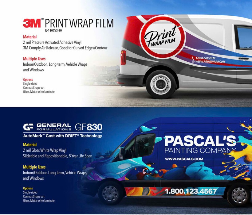 Premium Cast Vehicle Wrap.