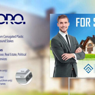 10mm Corrugated Plastic Signs.