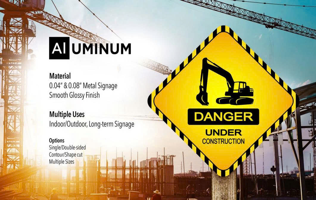 Aluminum Metal Signs